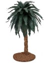 Palma con hojas moldeables h 28cm base, palma, altura
