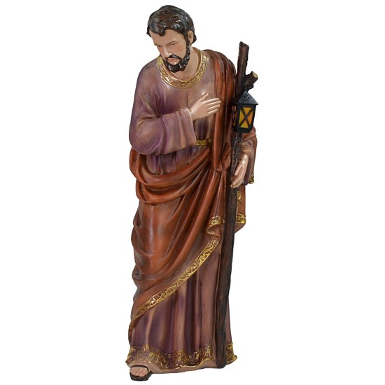 Natività 3 soggetti in resina serie 40 cm resina, giuseppe