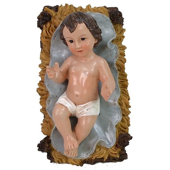 Nacimiento de 3 figuras en resina serie 40 cm resina, José.