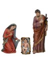 Natività 3 soggetti in resina serie 40 cm