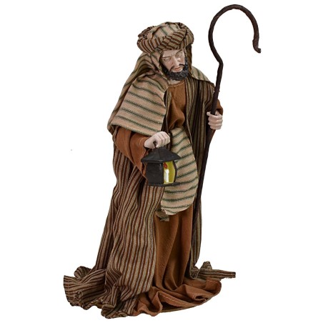 Natività 3 soggetti in resina h 30 cm