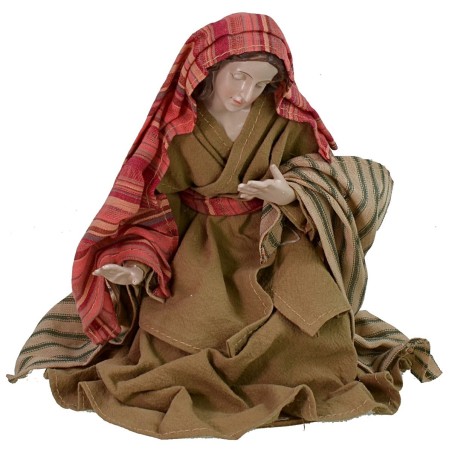 Natività 3 soggetti in resina h 30 cm