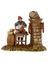 Set 4 scene mestieri 10 cm Landi Moranduzzo