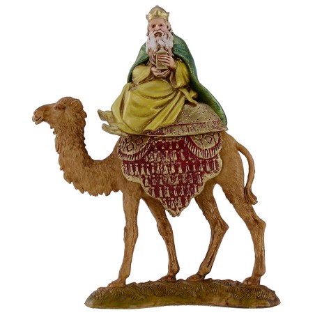 Tre Re Magi a cammello serie 10 cm Landi Moranduzzo