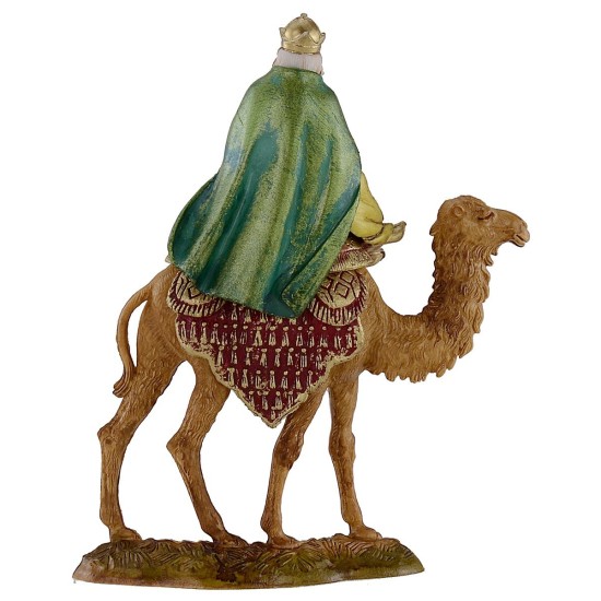 Tres Reyes Magos en camello serie 10 cm Landi Moranduzzo