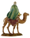 Tres Reyes Magos en camello serie 10 cm Landi Moranduzzo