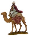 Tres Reyes Magos en camello serie 10 cm Landi Moranduzzo
