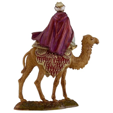 Tres Reyes Magos en camello serie 10 cm Landi Moranduzzo