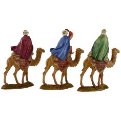 Tres Reyes Magos en camello serie 10 cm Landi Moranduzzo 2