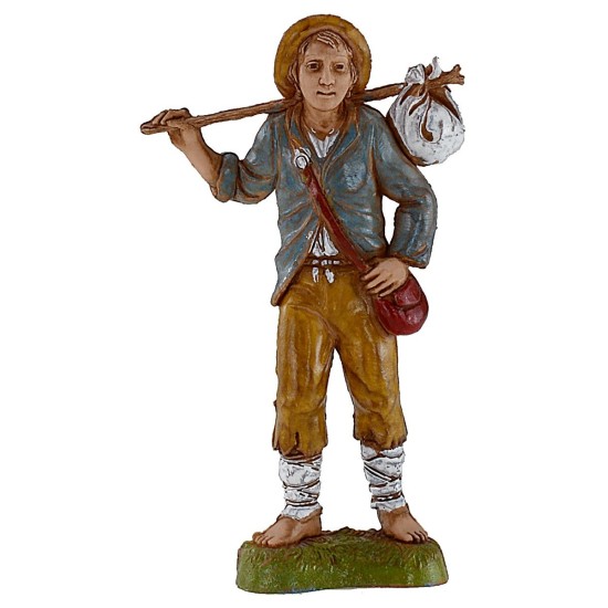 Conjunto de 16 personajes de 10 cm Landi Moranduzzo Mundo Pesebres