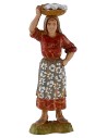Donna con cesto sul capo 10 cm Landi Moranduzzo Mondo Presepi