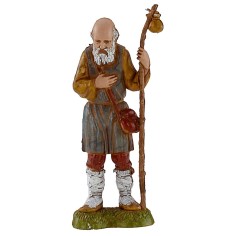 Vecchio con bastone 10 cm Landi Moranduzzo Mondo Presepi
