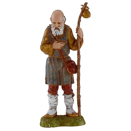 Vecchio con bastone 10 cm Landi Moranduzzo Mondo Presepi