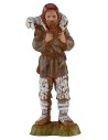 Good Shepherd with lamb on shoulders 10 cm Landi Moranduzzo