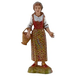 Girl with basket 10 cm Landi Moranduzzo