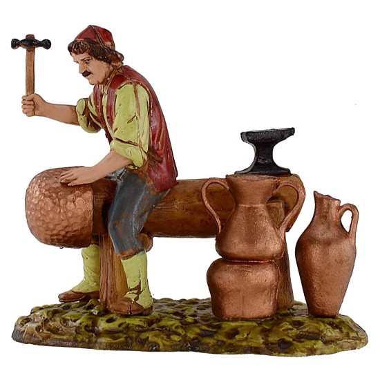 Conjunto 4 escena 10 cm Landi Moranduzzo Mundo Pesebres