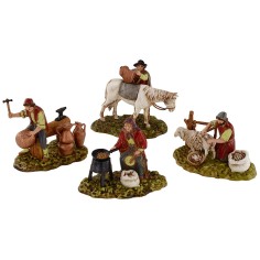 Set 4 scene 10 cm Landi Moranduzzo