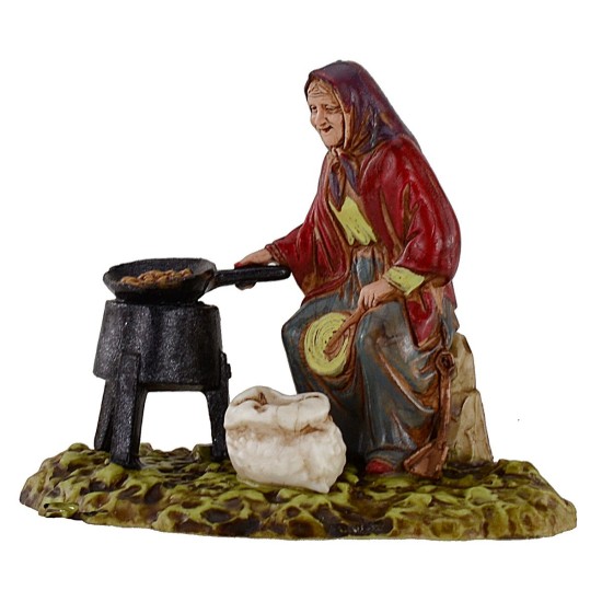 Castagnara scena serie 10 cm Landi Moranduzzo Mondo Presepi