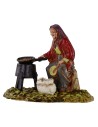 Escena de castañera serie 10 cm Landi Moranduzzo Mundo Pesebres