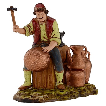 Escena de calderero serie 10 cm Landi Moranduzzo Mundo Belenes