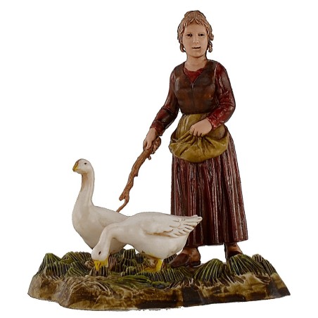 Set 4 scene con donne al lavoro serie 10 cm Landi Moranduzzo