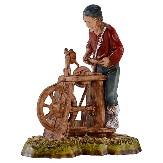 Set 4 scene mestieri serie 10 cm Landi Moranduzzo Mondo Presepi