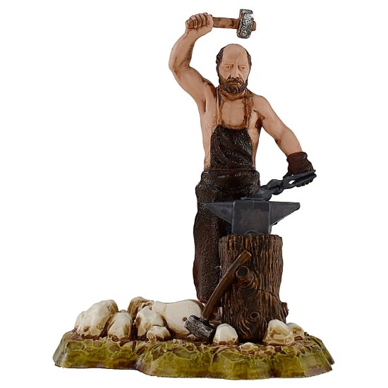 Set of 4 trade scenes series 10 cm Landi Moranduzzo