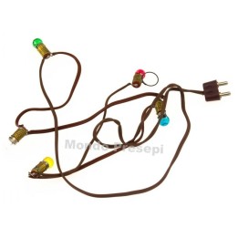 Serie 5 lampadine 3,5 volt E5,5