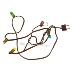Serie 5 lampadine 3,5 volt E5,5 Mondo Presepi