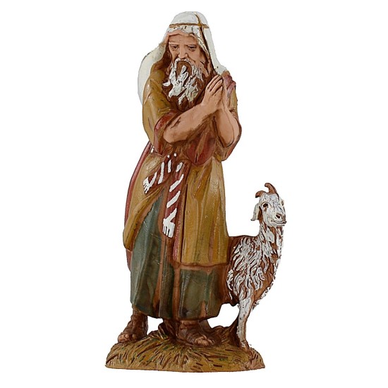 Shepherd with goat 10 cm Landi Moranduzzo cost. 