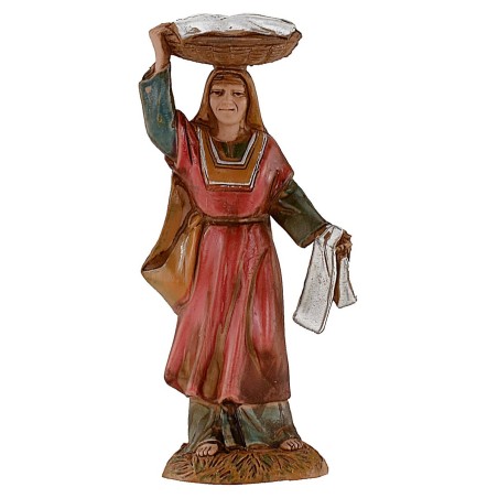 Woman with basket on her head 10 cm Landi Moranduzzo cost. Historians