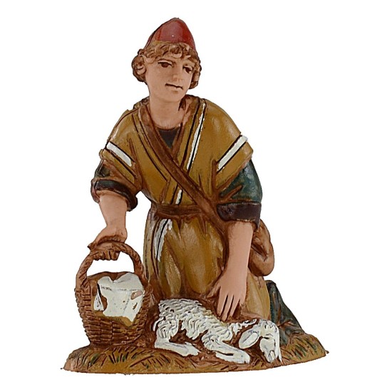 Pastore inginocchiato serie 10 cm Landi Moranduzzo cost.