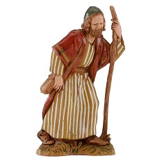Viejo con bastón 10 cm Landi Moranduzzo const. 