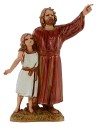 Man and girl 10 cm Landi Moranduzzo cost. 