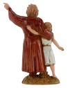 Man and girl 10 cm Landi Moranduzzo cost. 