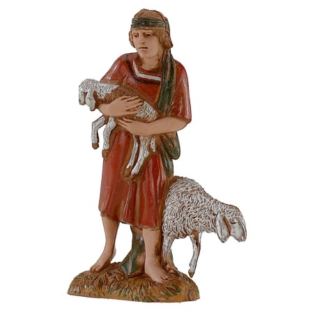 Shepherd with sheep 10 cm Landi Moranduzzo cost. 