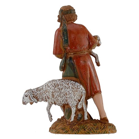 Shepherd with sheep 10 cm Landi Moranduzzo cost. 
