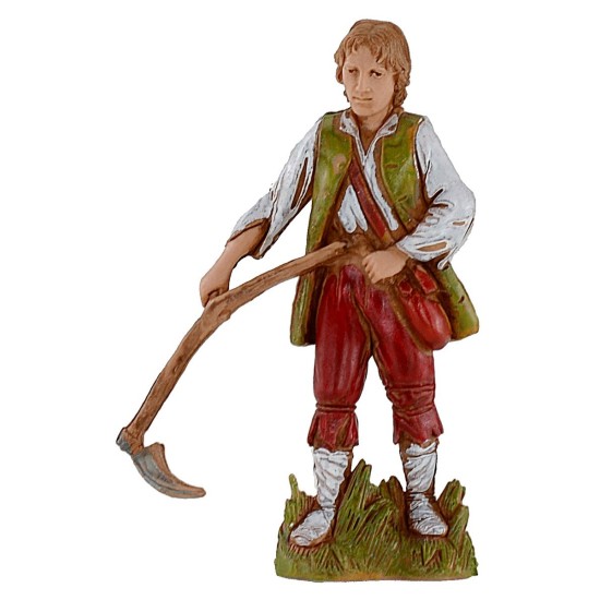 Conjunto de 8 estatuas para belén de 10 cm Landi Moranduzzo Mondo Presepi