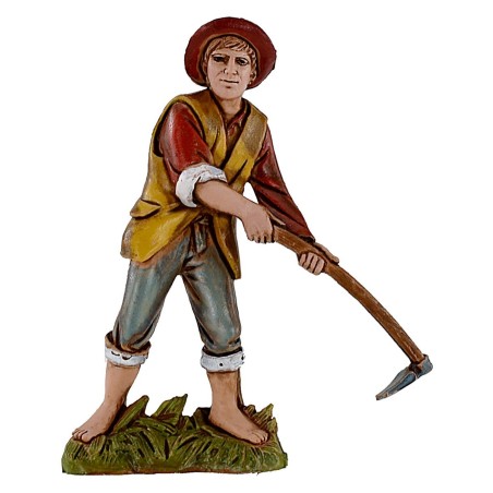 Conjunto de 8 estatuas para belén de 10 cm Landi Moranduzzo Mondo Presepi