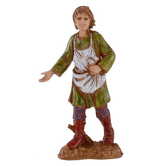 Set 8 statue per presepe 10 cm Landi Moranduzzo