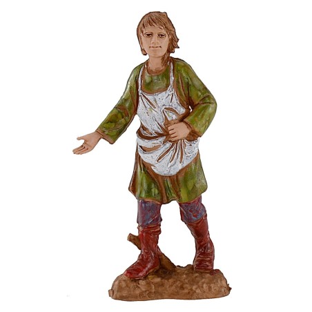 Set 8 statue per presepe 10 cm Landi Moranduzzo Mondo Presepi