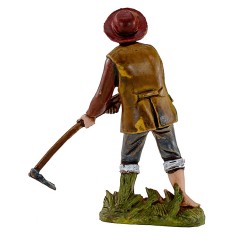 Contadino che zappa 10 cm Landi Moranduzzo Mondo Presepi 2