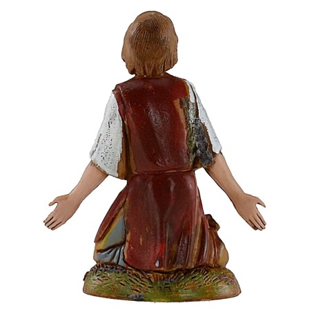 Donna in ginocchio serie 10 cm Landi Moranduzzo Mondo Presepi