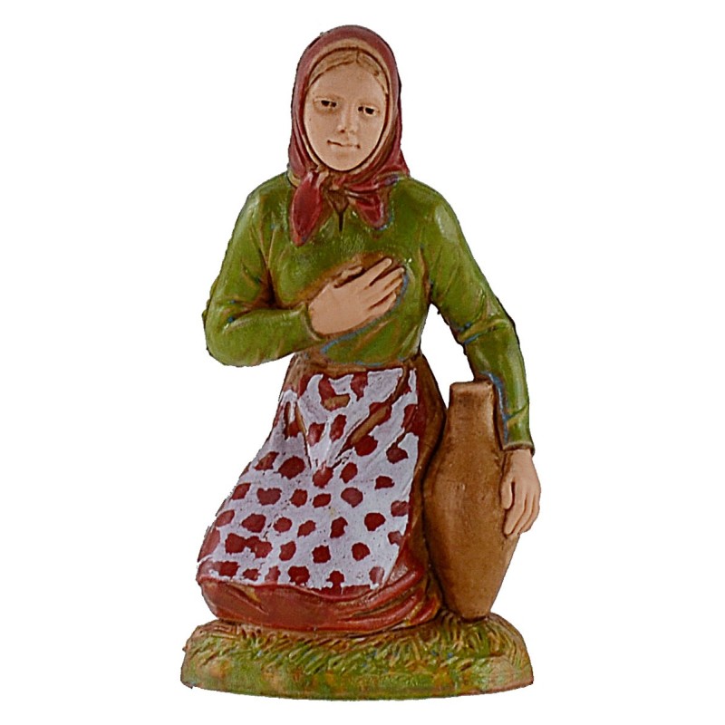 Kneeling woman with amphora series 10 cm Landi Moranduzzo