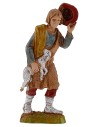Shepherd with lamb in his arms 10 cm Landi Moranduzzo