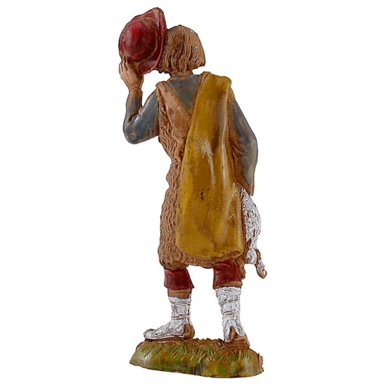 Pastore con agnello tra le braccia 10 cm Landi Moranduzzo