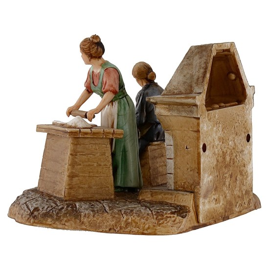 Scena donne in cucina 10 cm Landi Moranduzzo