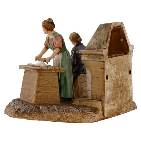 Scena donne in cucina 10 cm Landi Moranduzzo
