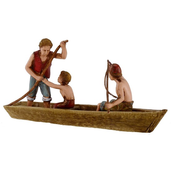 Pescatori in barca serie 10 cm Landi Moranduzzo