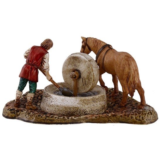 Gruppo macina 10 cm Landi Moranduzzo Mondo Presepi